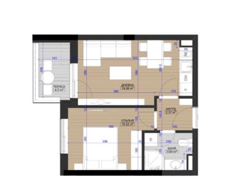 HARMONY RESIDENCE тристаен апартамент